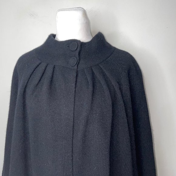 Sarah Spencer Women's Size 2X Knit Cardigan Black Two Buttons 3/4 Sleeves - Picture 4 of 15